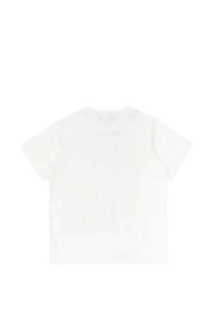 white cotton t-shirt BALMAIN PARIS KIDS | BY8C71Z3672100RS